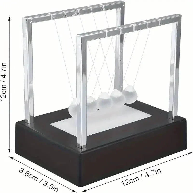 LED Light Up Pendulum Perpetual Fun Science Physics Learning Balance Balls Desk Toys - A-1 Thread Vault
