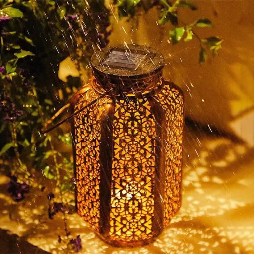 LED Metal Lantern Solar Lamp - A-1 Thread Vault