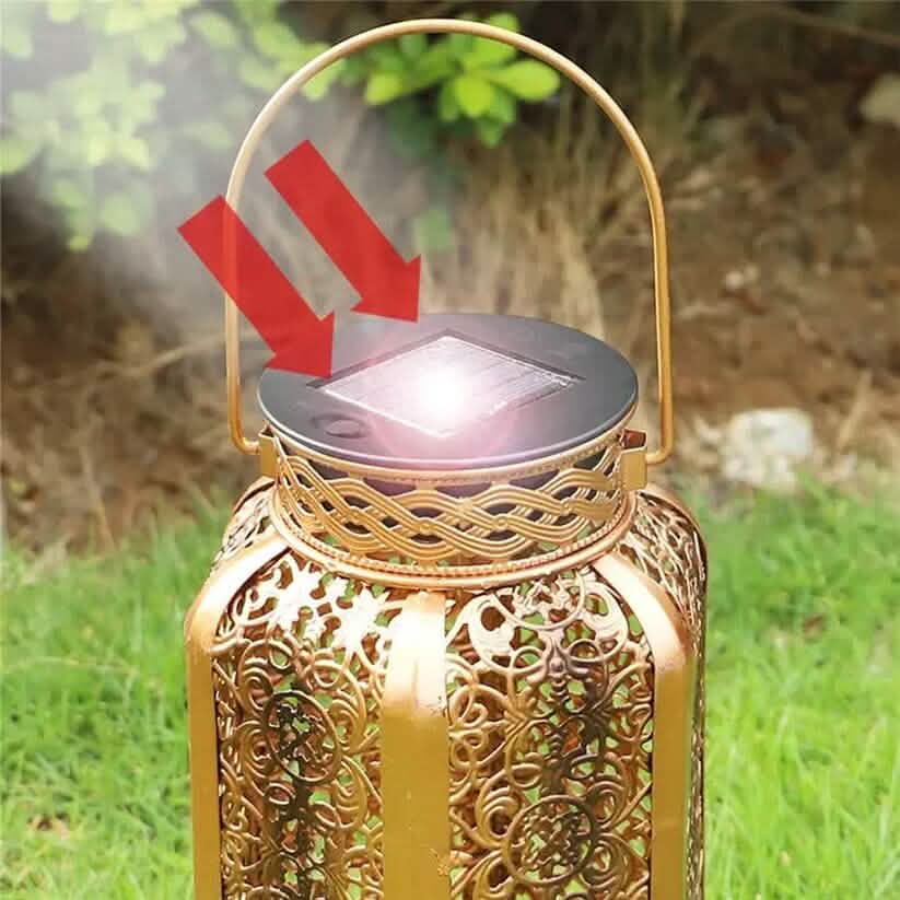 LED Metal Lantern Solar Lamp - A-1 Thread Vault