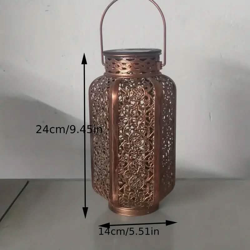 LED Metal Lantern Solar Lamp - A-1 Thread Vault