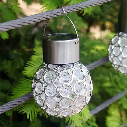 LED Outdoor Solar Lights Garden Light Chandelier Hanging Lamp - A-1 Thread Vault