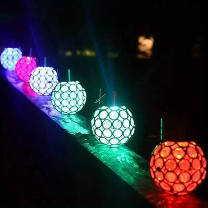 LED Outdoor Solar Lights Garden Light Chandelier Hanging Lamp - A-1 Thread Vault