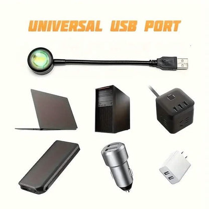 LED Projection Sunset Rainbow Lamp - A-1 Thread Vault