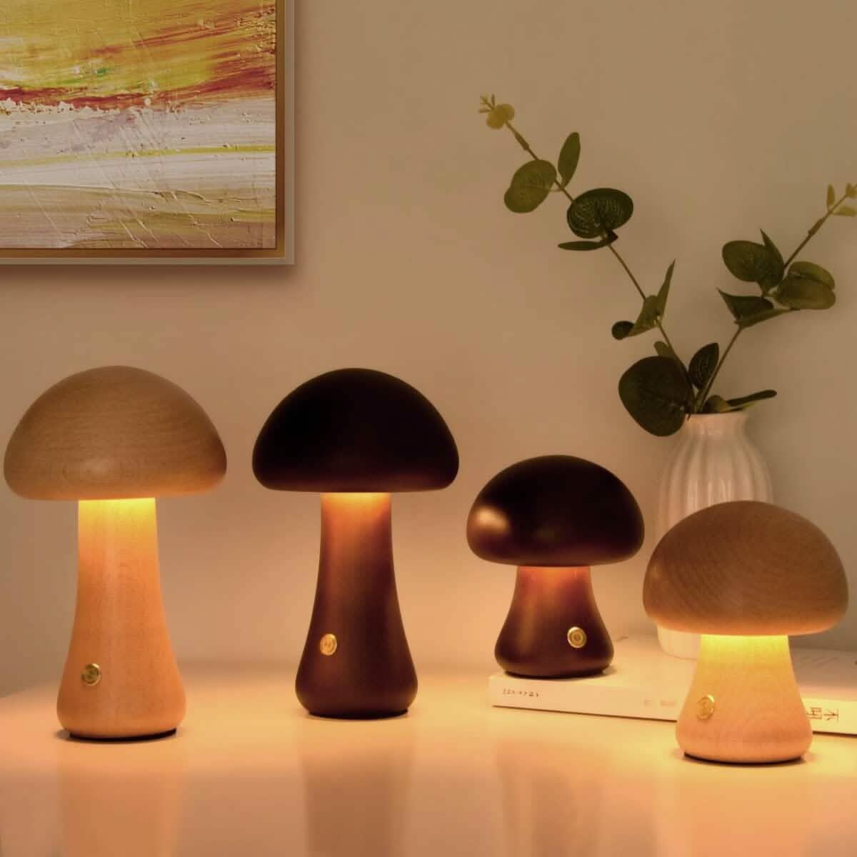 LED Rechargeable Creative Mushroom Table Lamp - A-1 Thread Vault