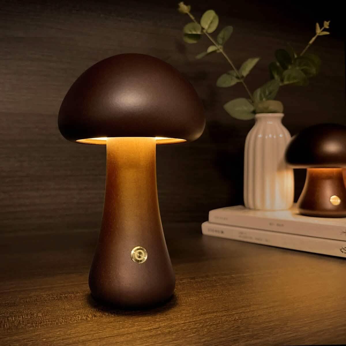 LED Rechargeable Creative Mushroom Table Lamp - A-1 Thread Vault