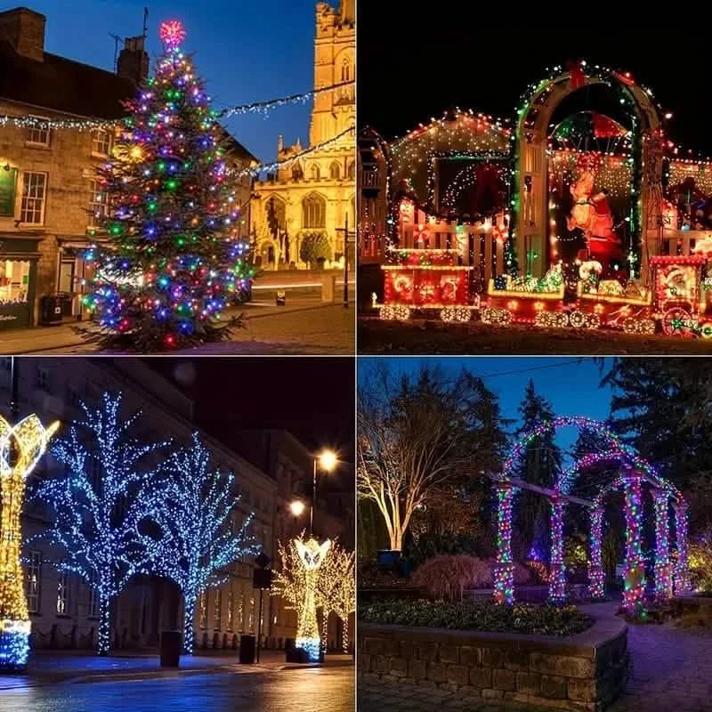 LED Rope Lights Outdoor, RGB Remote Control Fairy String Lights Plug In With 200 LEDs - A-1 Thread Vault