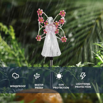 LED Solar Angel Garden Stake Lights - A-1 Thread Vault