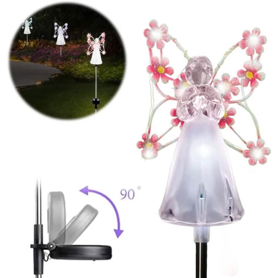 LED Solar Angel Garden Stake Lights - A-1 Thread Vault