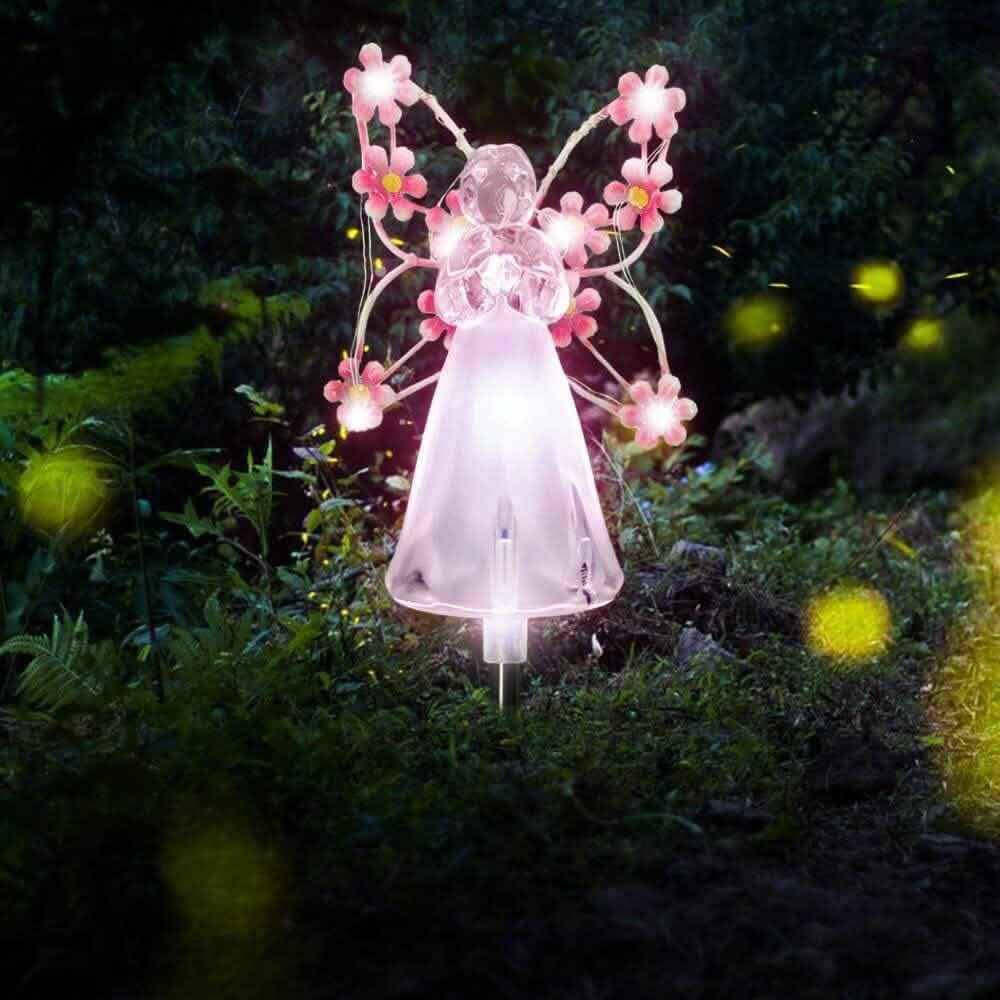 LED Solar Angel Garden Stake Lights - A-1 Thread Vault
