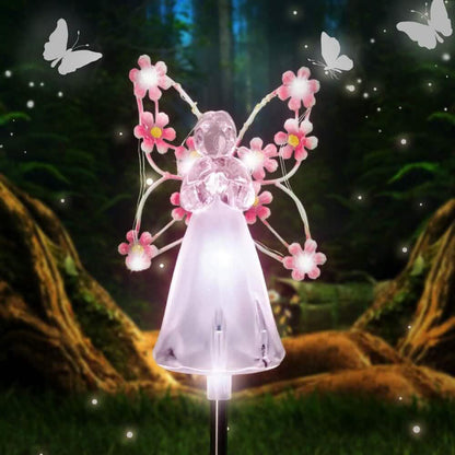 LED Solar Angel Garden Stake Lights - A-1 Thread Vault