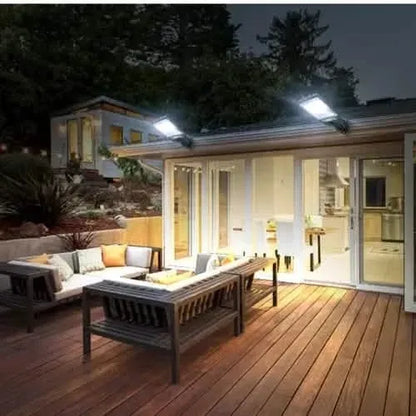 LED Solar Light Motion Sensor 3 Modes Flood Lamp Outdoor Street Wall Yard Garden - A-1 Thread Vault