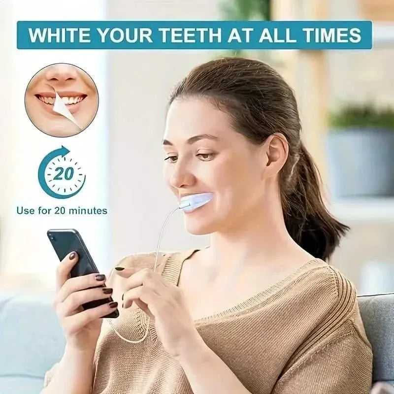 LED Teeth Whitening Device, Deep Cleaning & Oral Care - A-1 Thread Vault