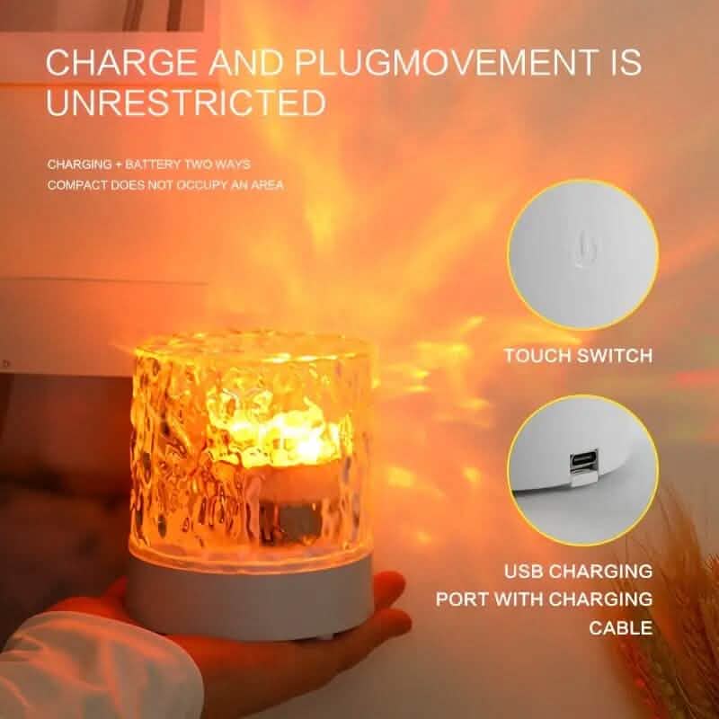 LED Water Ripple Ambient Night Light - A-1 Thread Vault