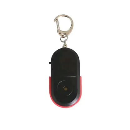 LED Whistle Key Finder Flashing Beeping Sound Control Alarm Anti-Lost Key Locator Finder Tracker With Key Ring - A-1 Thread Vault