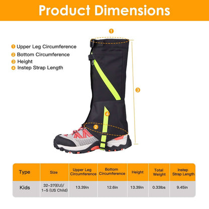 Leg Gaters Waterproof Snow Boot - A-1 Thread Vault