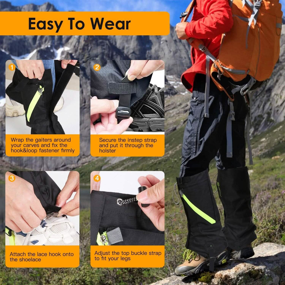 Leg Gaters Waterproof Snow Boot - A-1 Thread Vault