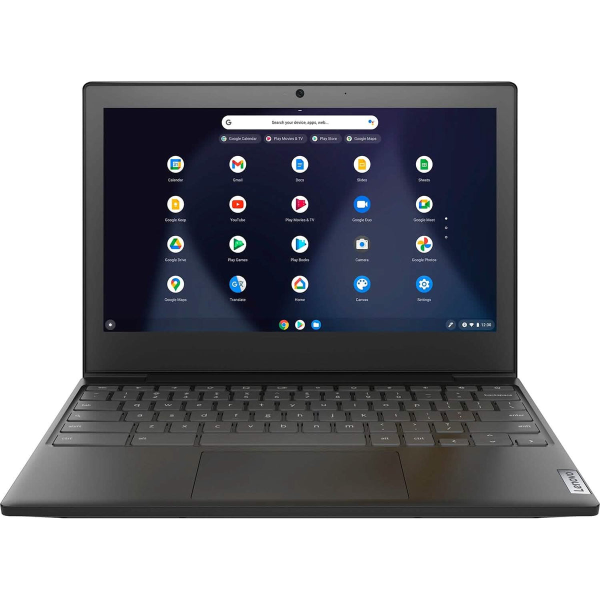 Lenovo Chromebook 3 11.6" HD Laptop Onyx Black - A-1 Thread Vault