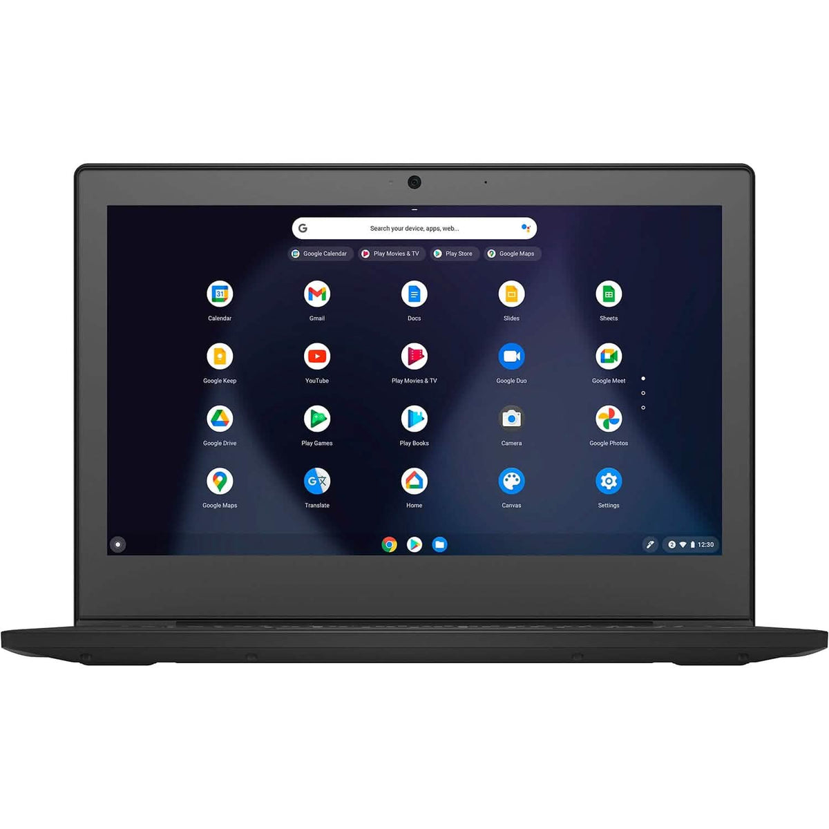 Lenovo Chromebook 3 11.6" HD Laptop Onyx Black - A-1 Thread Vault