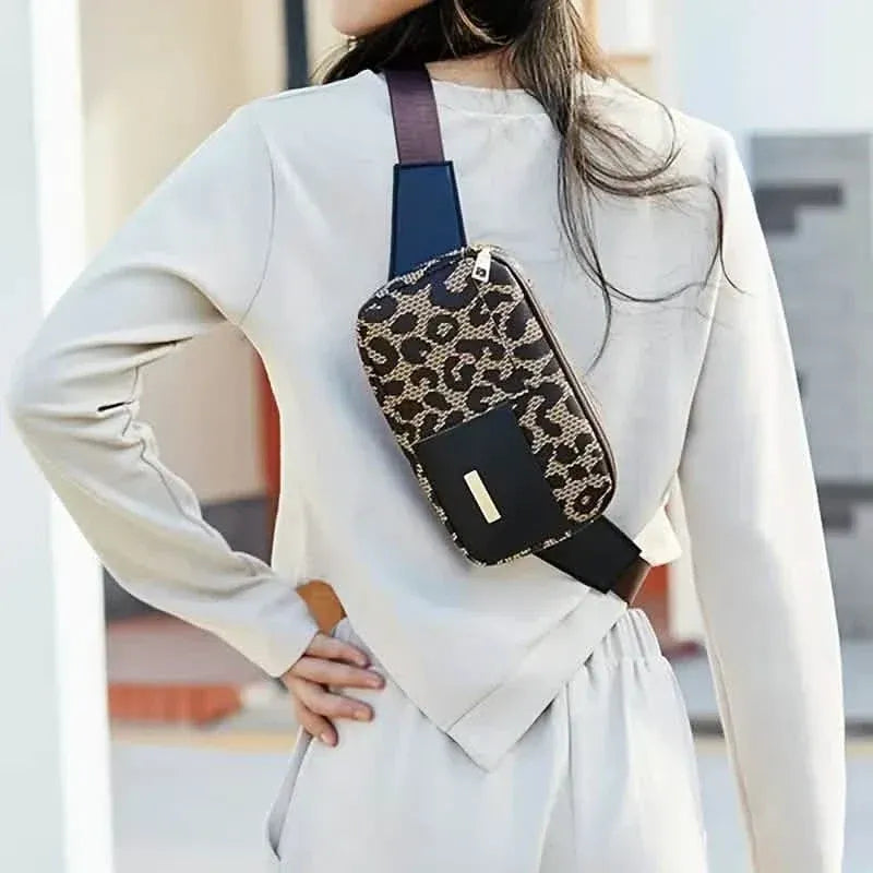 Leopard Pattern Chest Bag - A-1 Thread Vault