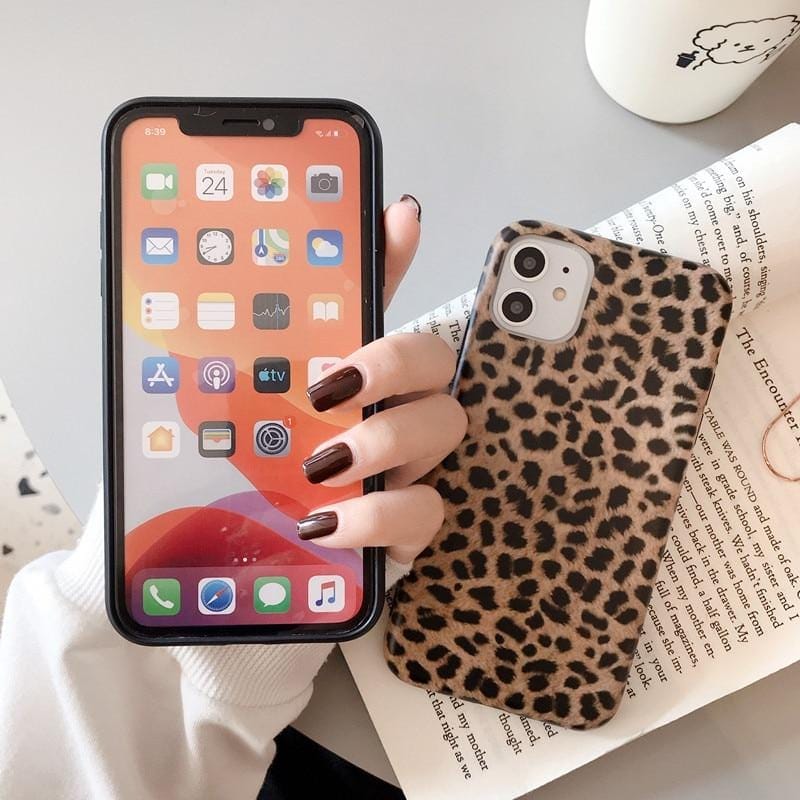 Leopard Print Lanyard iPhone Case - A-1 Thread Vault