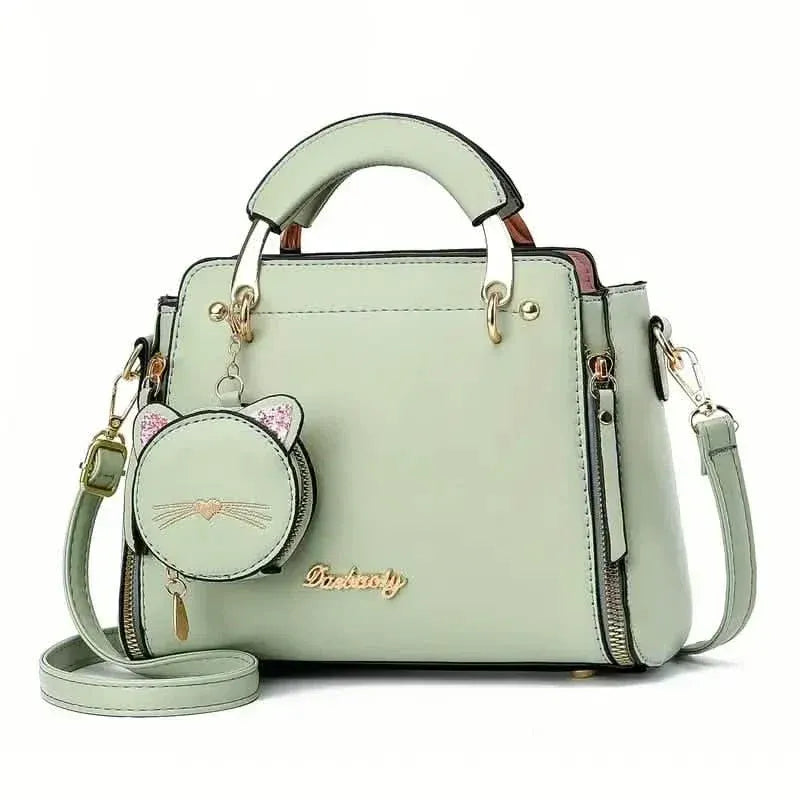 Letter Decor Hand Satchel Bag - A-1 Thread Vault