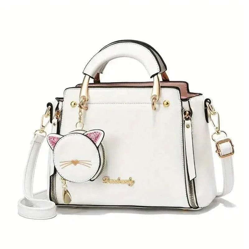 Letter Decor Hand Satchel Bag - A-1 Thread Vault