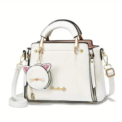 Letter Decor Hand Satchel Bag - A-1 Thread Vault