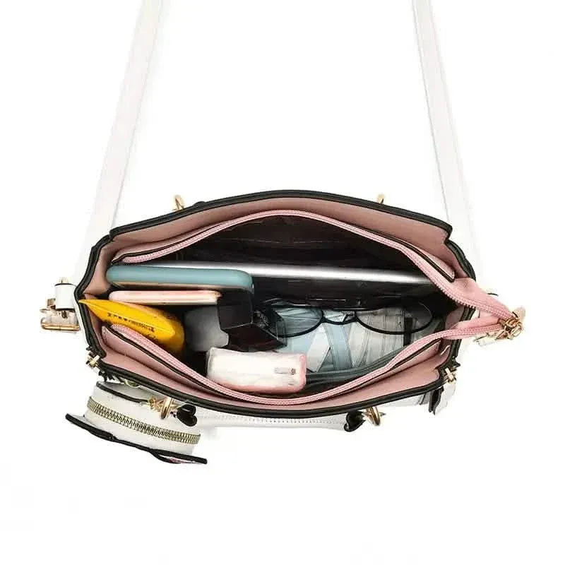 Letter Decor Hand Satchel Bag - A-1 Thread Vault