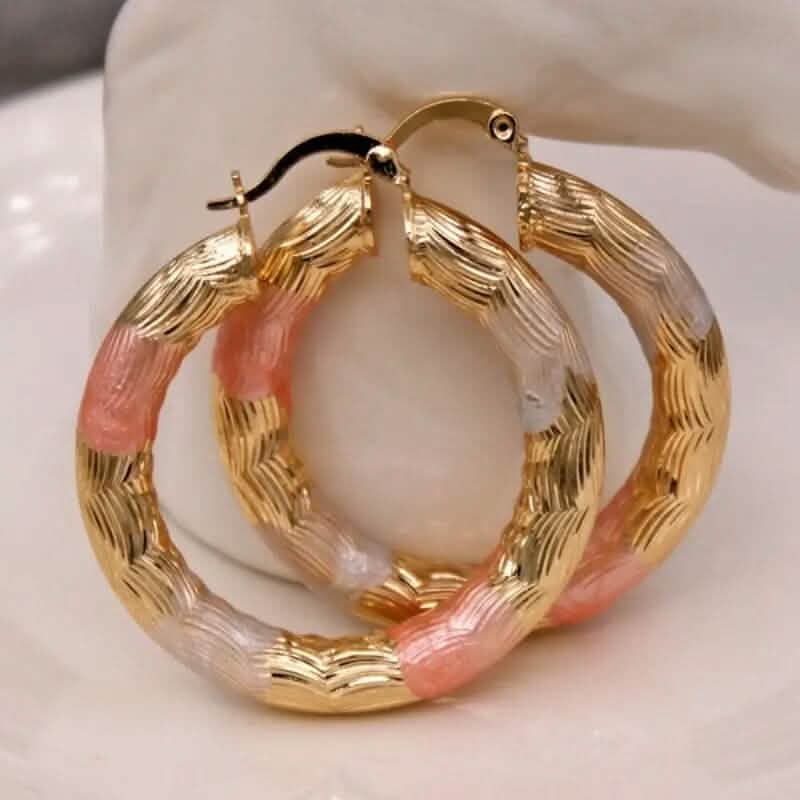 Leverback Hoop Earrings Chunky O-Shaped Tiny Earrings - A-1 Thread Vault