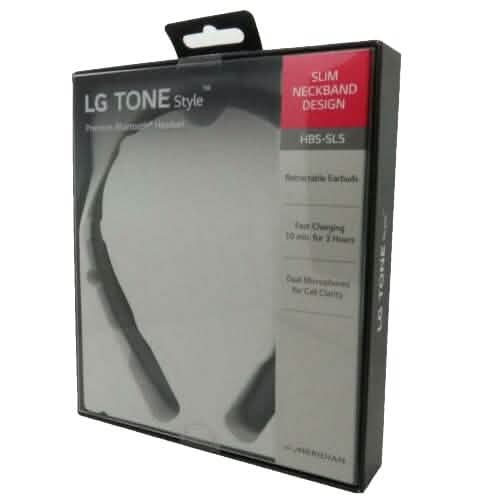 LG Tone Style HBS-SL5 Bluetooth Wireless Stereo Headset Neckband Earbuds - A-1 Thread Vault