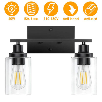 Light Wall Scone Lighting with Clear Glass - A-1 Thread Vault