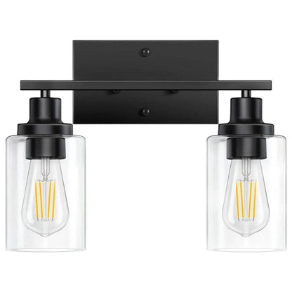 Light Wall Scone Lighting with Clear Glass - A-1 Thread Vault