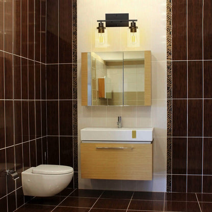 Light Wall Scone Lighting with Clear Glass - A-1 Thread Vault