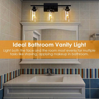 Light Wall Scone Lighting with Clear Glass - A-1 Thread Vault