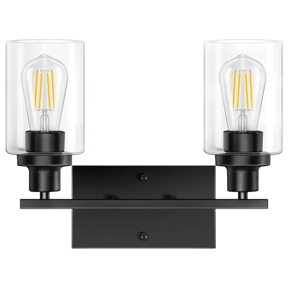 Light Wall Scone Lighting with Clear Glass - A-1 Thread Vault