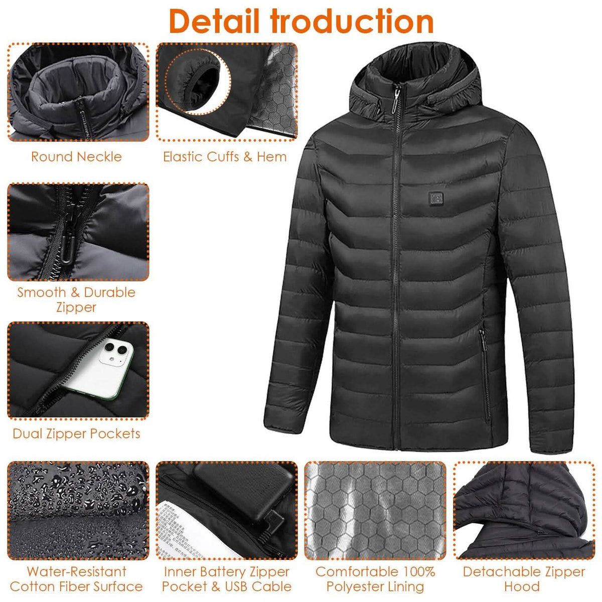Lightweight Electric Heated Jacket - A-1 Thread Vault