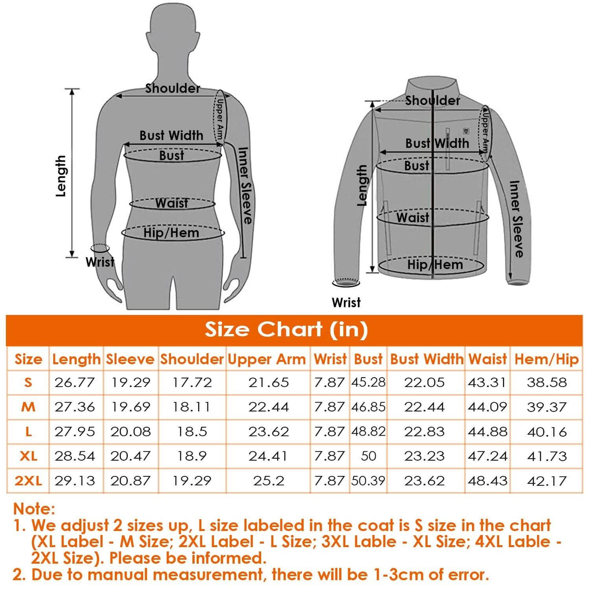 Lightweight Electric Heated Jacket - A-1 Thread Vault