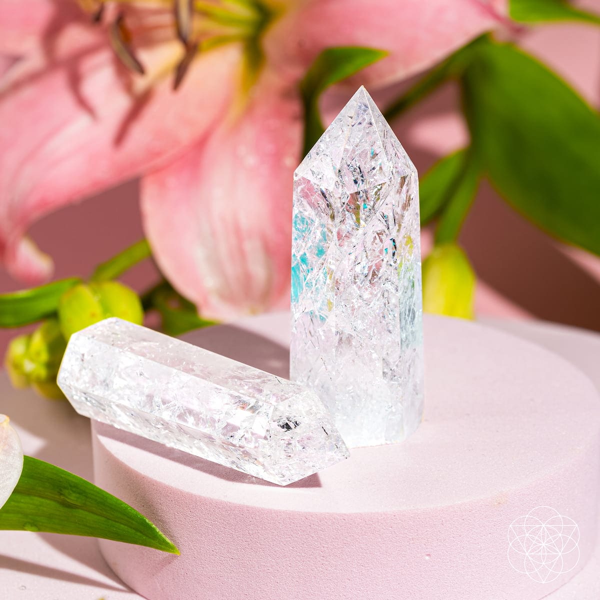 Limitless Manifestation - Ice Quartz Point - A-1 Thread Vault