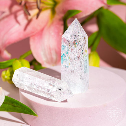 Limitless Manifestation - Ice Quartz Point - A-1 Thread Vault