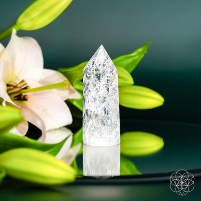 Limitless Manifestation - Ice Quartz Point - A-1 Thread Vault