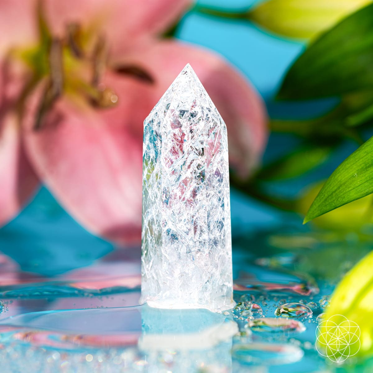 Limitless Manifestation - Ice Quartz Point - A-1 Thread Vault