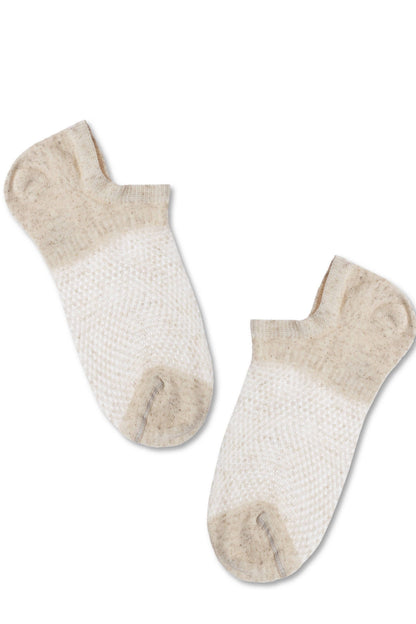 Linen Ankle Socks Conte Active - 251 Openwork “Mesh” Pattern - A-1 Thread Vault