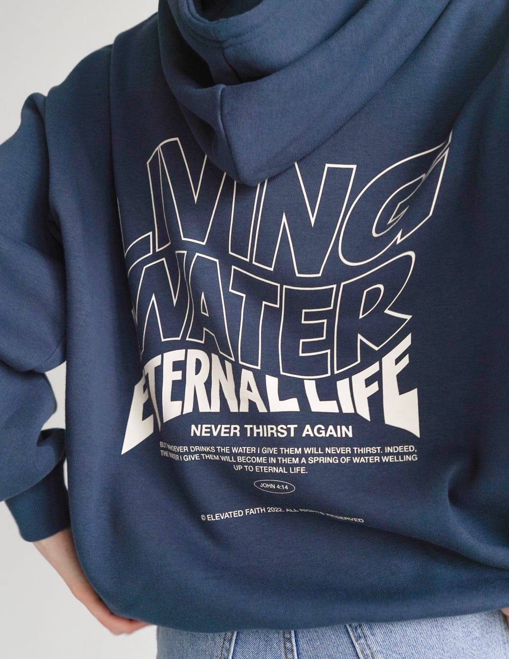 Living Water Unisex Hoodie - A-1 Thread Vault