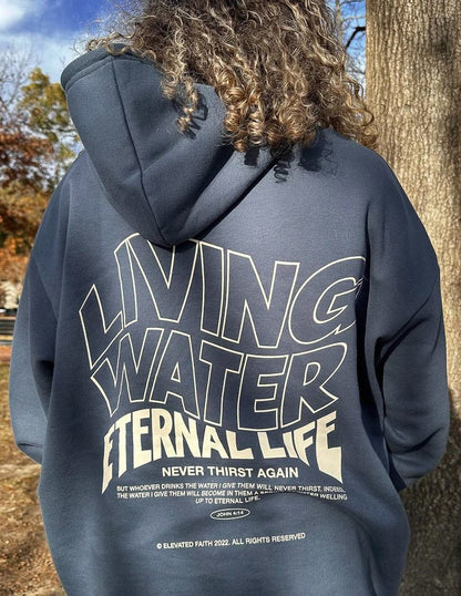 Living Water Unisex Hoodie - A-1 Thread Vault
