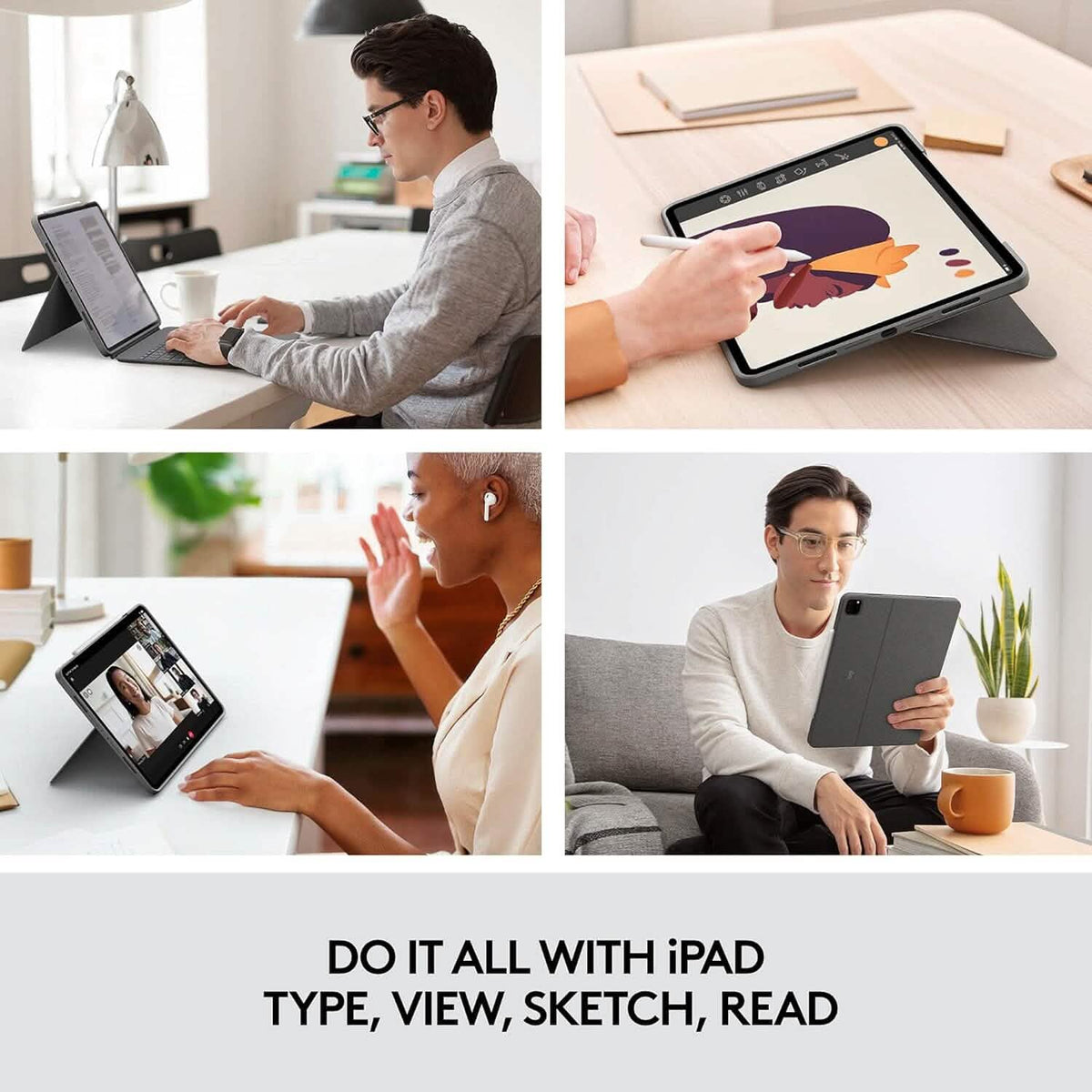 Logitech Combo Touch Keyboard for iPad Pro 11-inch (1st, 2nd, and 3rd Gen) - A-1 Thread Vault
