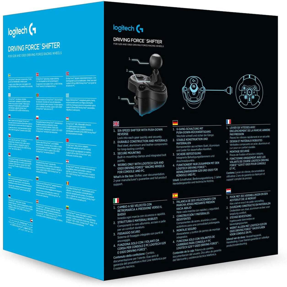Logitech Driving Force Shifter - USB for PS4 and Xbox One (Refurbished) - A-1 Thread Vault