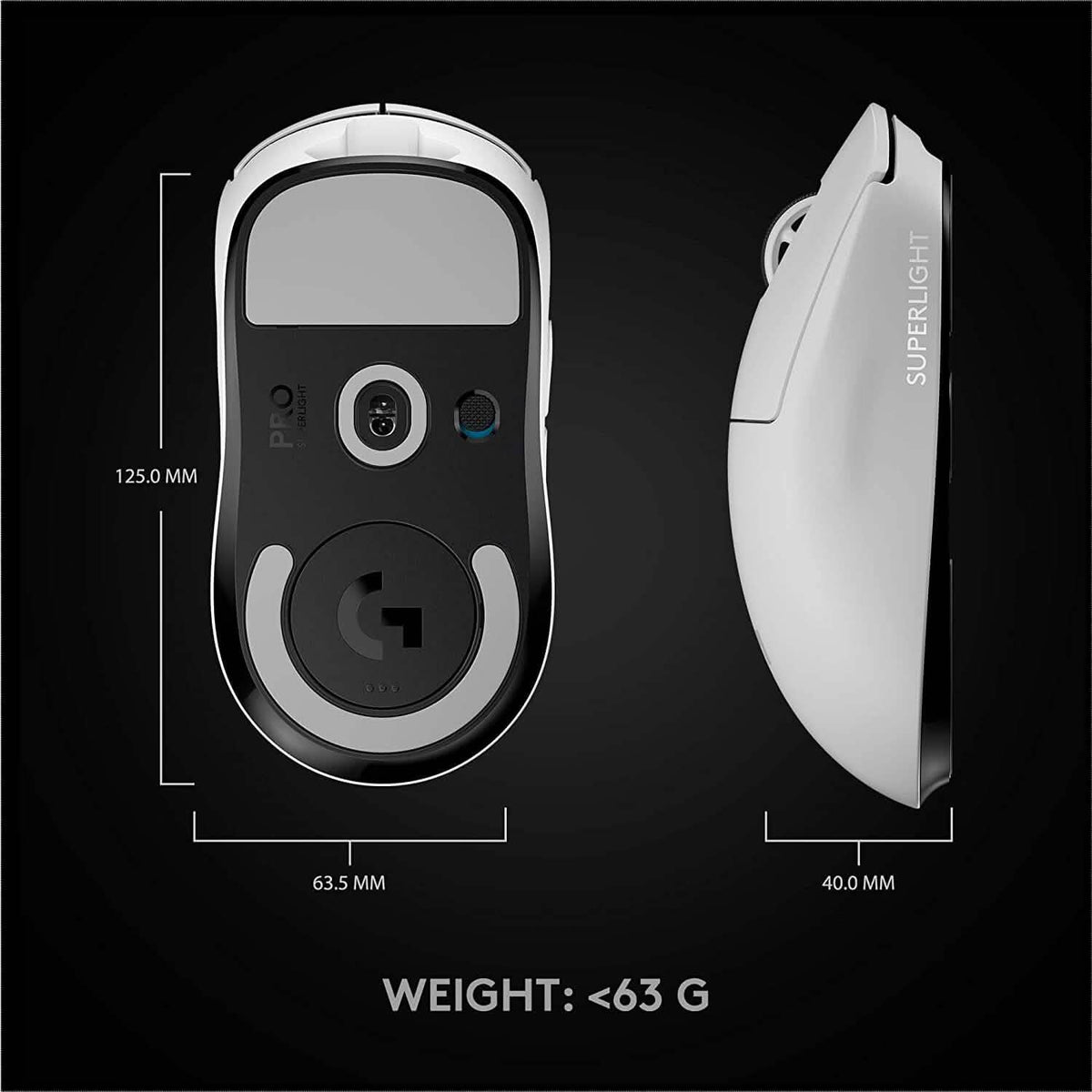 Logitech G PRO X Superlight Wireless Gaming Mouse (Refurbished) - A-1 Thread Vault