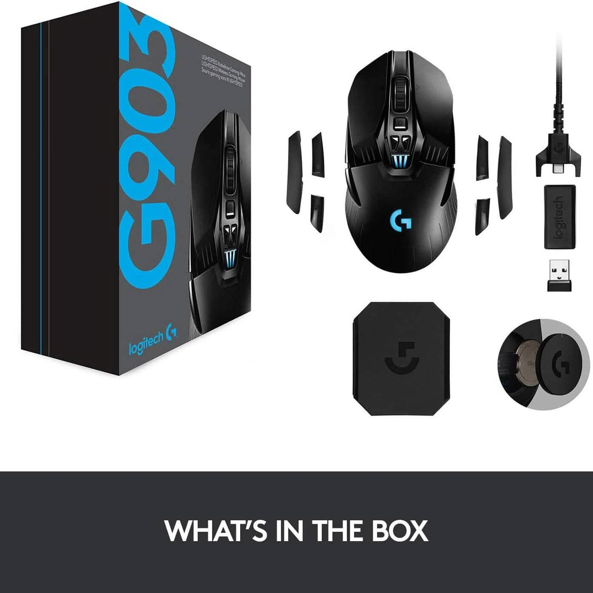 Logitech G903 LIGHTSPEED Wireless Gaming Mouse with Hero 25K Sensor (Refurbished) - A-1 Thread Vault