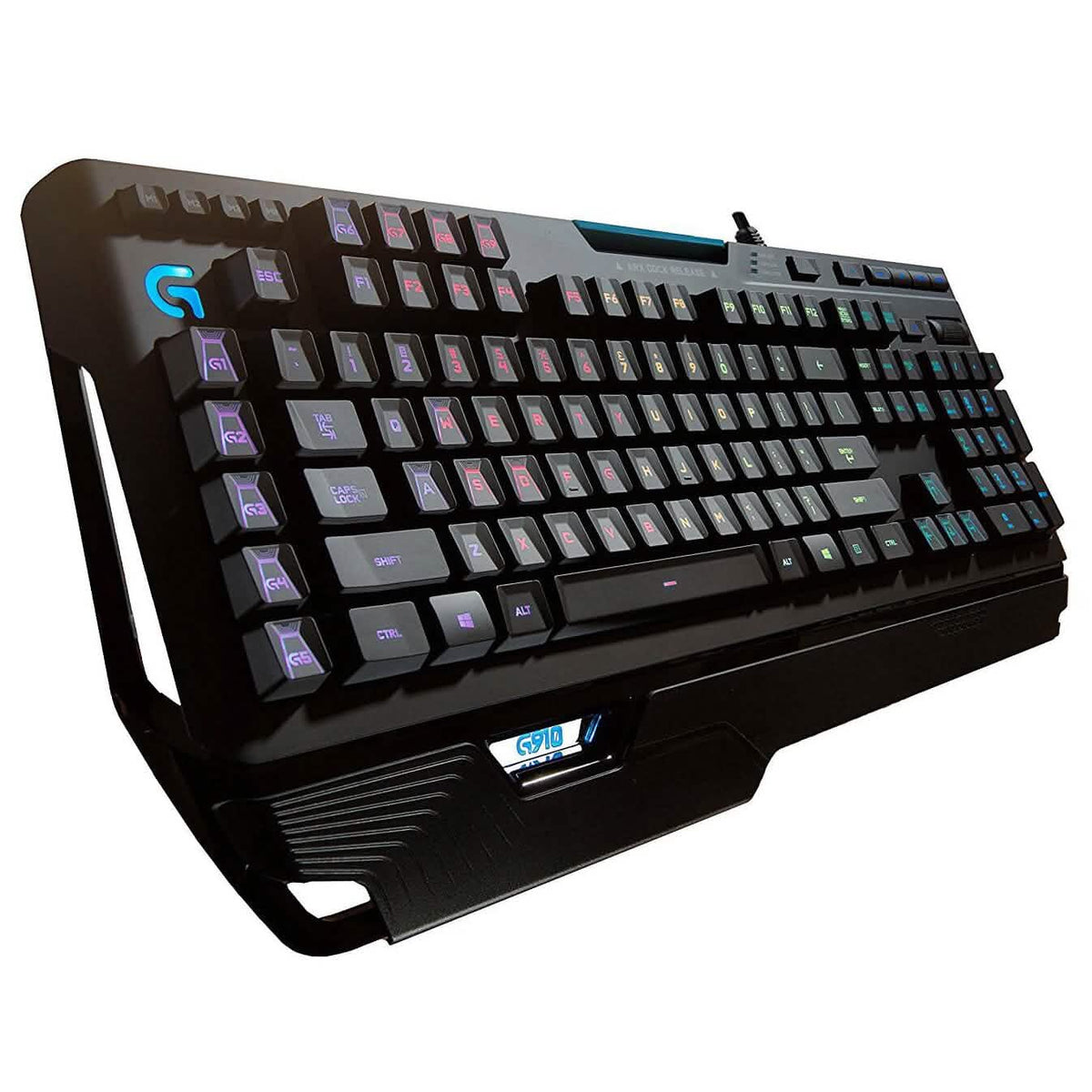 Logitech G910 Orion Spark RGB Mechanical Gaming Keyboard with Arm Rest (Refurbished) - A-1 Thread Vault