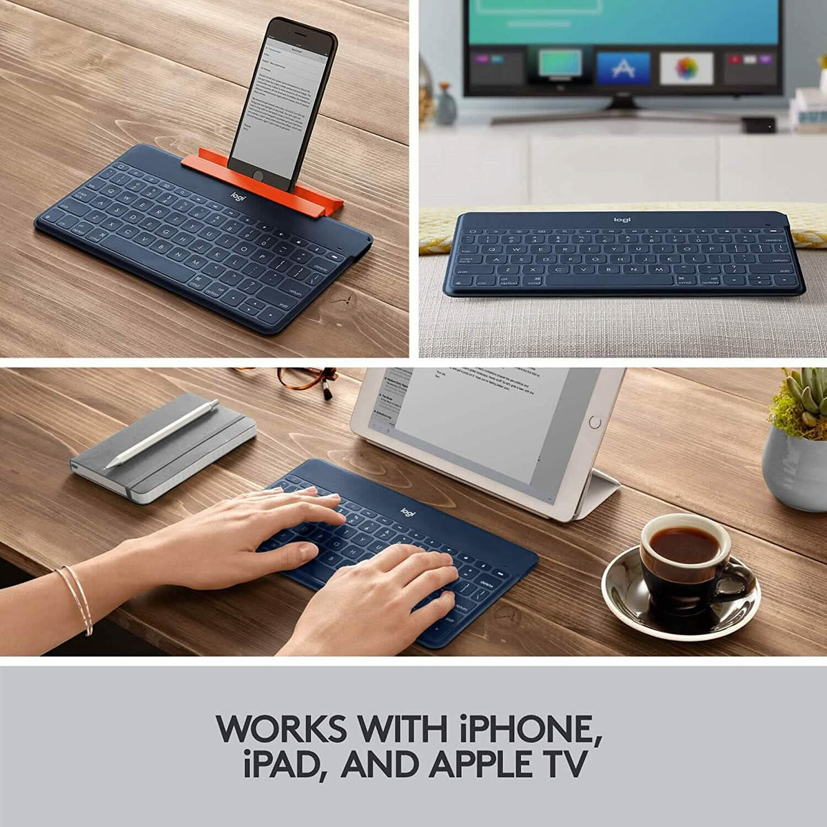 Logitech Keys-to-Go Super-Slim and Super-Light Bluetooth Keyboard - A-1 Thread Vault